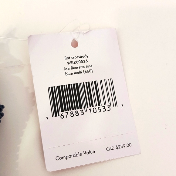 New Kate Spade Floral Nylon Flat Crossbody bag - Picture 6 of 6